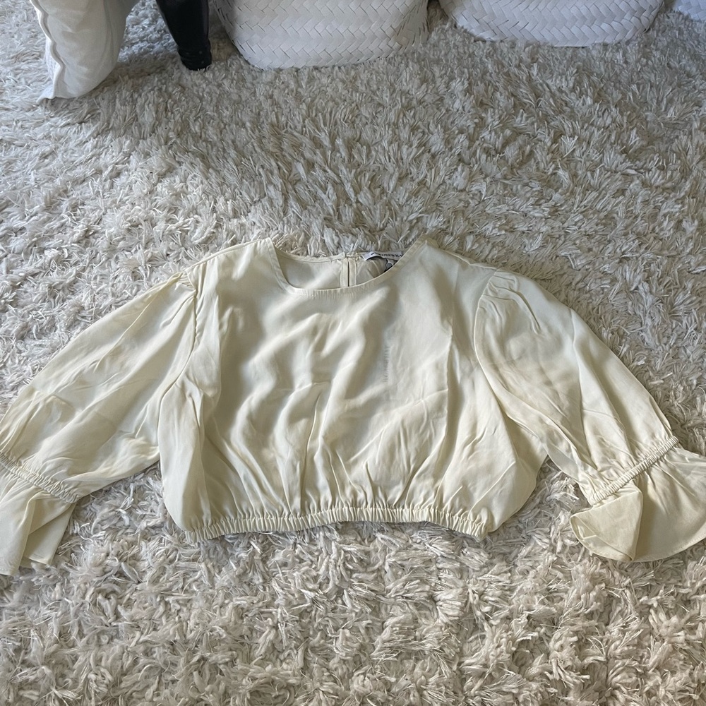 Weworewhat crop top blouse